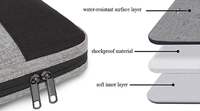 Pochette pour ordinateur portable OEM en nylon multicolore de 15.6 pouces pochette durable pour mallette de transport d'ordinateur professionnel pochette de travail unique bon marché