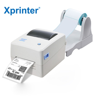 Xprinter 4*6 imprimante d'étiquettes d'expédition imprimante d'autocollants en rouleau de papier pour vêtements imprimante à transfert thermique Direct XP-TT424B