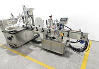 Machine intégrée entièrement automatique rotative pour petites bouteilles - Équipement de remplissage, de bouchage et d'étiquetage pour gouttes ophtalmiques et huiles essentielles