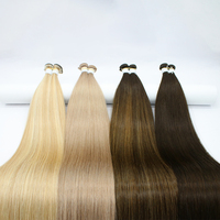 Vendeur de cheveux de trame humaine Cabello Humano Extensions de cheveux de trame de génie européen russe vierge Remy vierge à double tirage non traités