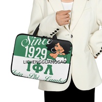 Sac d'ordinateur portable multi-tailles pour bureau Sorority Iota Phi Lambda, fournitures de bureau, thème professionnel, vente en gros, personnalisable