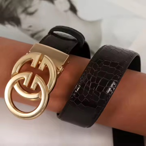 Ceinture en cuir de vachette véritable de haute qualité pour hommes femmes longueur personnalisée décontracté formel alliage fer Vintage Western mode Options - Product Image 2