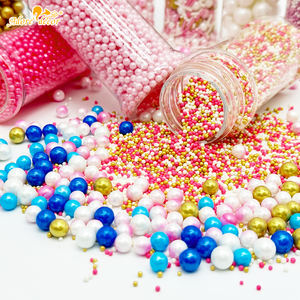 Perles de <span class=keywords><strong>sucre</strong></span> décoratives comestibles en gros, grains de <span class=keywords><strong>sucre</strong></span>, <span class=keywords><strong>sucre</strong></span> en poudre, décorations de gâteaux, décorations de pâtisserie, décorations comestibles - Product Image 2