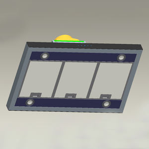 Gran oferta, precio bajo, electrodoméstico de cocina blanco, chimenea, <span class=keywords><strong>campana</strong></span> <span class=keywords><strong>extractora</strong></span> de <span class=keywords><strong>isla</strong></span> ultrafina - Product Image 4