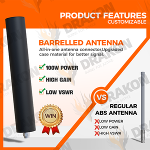 698-960MHz 10dBi đa hướng ngoài trời sợi thủy tinh không thấm nước ăng-ten truyền thông tín hiệu tăng cường cho nòng súng - Product Image 5