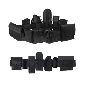 8 En <span class=keywords><strong>1</strong></span> 2 multi-funcional duffel Negro hombres Nylon utilidad logotipo personalizado combate uniforme seguridad táctico deber cinturón conjunto con hebilla - Product Image 1