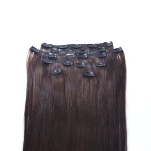 Extensions de cheveux à clipser, cheveux humains, lisses naturels, cheveux Remy, ensemble complet pour la tête - Product Image 6