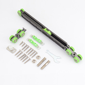 Cửa trượt vòng bi lăn bằng gỗ 80kg treo Bánh xe mềm đóng cửa trượt con lăn cửa - Product Image 3