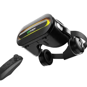 VRPARK J60 <span class=keywords><strong>VR</strong></span> Lunettes de réalité virtuelle <span class=keywords><strong>Casque</strong></span> de lunettes 3D avec <span class=keywords><strong>casque</strong></span> stéréo HIFI pour téléphone intelligent 4.7-6.7 pouces pour jeux de <span class=keywords><strong>film</strong></span> - Product Image 4