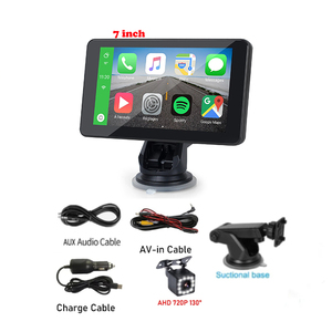 Fuente de fábrica portátil Android Auto Carplay Monitor FM 7 pulgadas pantalla táctil coche REPRODUCTOR DE <span class=keywords><strong>DVD</strong></span> navegación portátil - Product Image 1