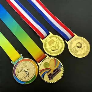 As medalhas mais populares basquete taekwondo personalizado ouro bronze zinco liga metal medalha
