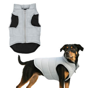 लक्जरी डिजाइनर ठोस रंग गर्म कुत्ते कपड़े कोट - Product Image 1