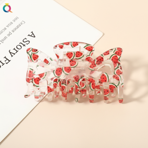 Vendita calda Trending Retro forcine a becco d'anatra graziosi accessori per ragazze con perline di strass a farfalla 5cm taglia all'ingrosso - Product Image 1