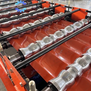 HAUAN Steel Roofing Tile Making Machine with Gear Bearing Motor for <b>Building</b> <b>Material</b> <b>Machinery</b> - Product Image 3