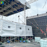 Structure de scène extérieure pour éclairage de concert, support d'affichage en treillis pour spectacle, stand d'exposition en aluminium sur mesure, treillis pour stand de salon professionnel
