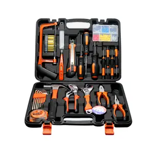 Ensemble de 20 outils ménagers avec boîte professionnelle combinée avec logo personnalisé, kit d'outils de bricolage