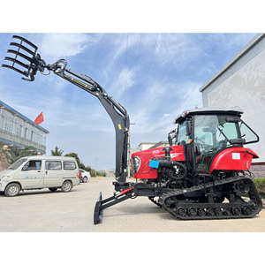 Tracteur chenillé <span class=keywords><strong>agricole</strong></span> 4x4 de 120 CV avec moteur diesel et transmission par engrenages, pour usage <span class=keywords><strong>agricole</strong></span>, haute productivité, fourni directement par l'usine - Product Image 2