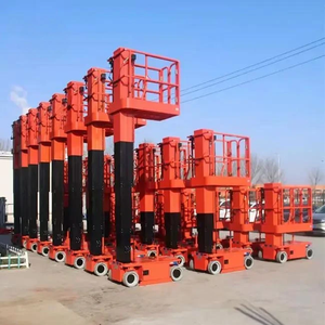 Équipement de grue élévatrice à plate-forme élévatrice rétractable <span class=keywords><strong>mobile</strong></span> légère à manchon automoteur - Product Image 6