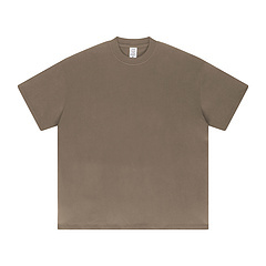 Camiseta en blanco de algodón con estampado de logotipo personalizado de buena calidad, Camiseta lisa de manga corta de talla grande para hombre - Product Image 5