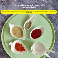 Assiettes à sauce et à gâteaux jetables en bagasse, forme unique, compostables écologiques, pour la présentation de desserts de banquet, la décoration de table de fête à thème