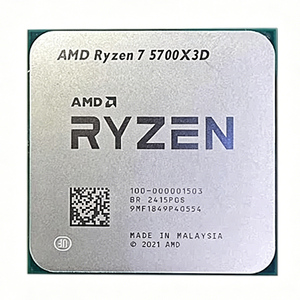 Ultra Fast ry zen 7 5700X3D CPU Processor 105W 96MB Cache 8Core 3.0GHz 16threads DDR4 AM4 Socket for <b>Desktop</b> Gaming - Product Image 1