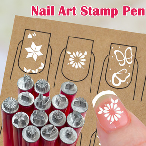 Set de 15 Piezas para Decoración de Uñas, Pluma Estampadora, Herramientas para Pintar con Puntos, Diseño Simple, Kit de Manicura DIY - Product Image 2