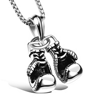 Punk Style En Acier Inoxydable Knuckle Duster Collier Streetwear Mode Unisexe Pendentif Bijoux pour Les Looks À La Mode