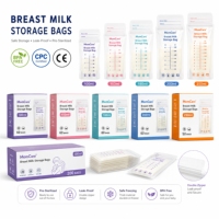 Sac isotherme autoportant pour lait maternel, 250 ml, sans BPA, en PE de qualité alimentaire, pour congélation du lait maternel