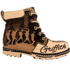 Fabrication sur mesure d'engrenages de <span class=keywords><strong>vélo</strong></span>, d'étiquettes pour chaussures de randonnée, de cadeaux en bois et en acrylique pour la décoration de réfrigérateur - Product Image 1