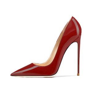 <span class=keywords><strong>Scarpe</strong></span> da Donna con <span class=keywords><strong>Tacco</strong></span> Sottile 12cm, Slip-On in Vernice, Sexy <span class=keywords><strong>Rosse</strong></span> per Discoteca, Taglie Grandi, Suola Rossa Estiva, <span class=keywords><strong>Scarpe</strong></span> con <span class=keywords><strong>Tacco</strong></span> Alto - Product Image 6