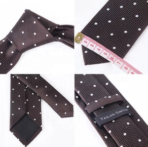 Masonic Regalia Custom Printed Silk Corbata Larga Hombres Bordado Dot Corbata - Product Image 4