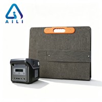 Station d'alimentation portable AILI, panneau solaire monocristallin MPPT, LiFePO4, charge rapide USB-C, garantie 12 ans, charge sans fil