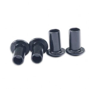 Rivets semi-tubulaires en acier, tête brillante non revêtue, 3mm 4mm 5mm, faible MOQ, norme ISO, personnalisables, marque Saitong, plage de serrage 200-300 - Product Image 2