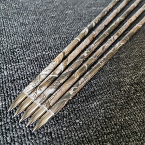Flèches en carbone de haute qualité 6,2 mm ID, spine 300/350/400, longueur 30 pouces (80 cm), ailettes Blazer, pointes 100 graines, pour <span class=keywords><strong>arc</strong></span> composé de chasse - Product Image 5