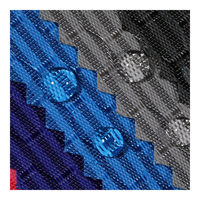 Tissu Oxford en nylon à grille nid d'abeille bicolore 420D