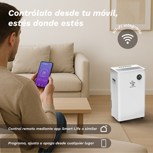 Deshumidificador Drytek 20, 20L Diarios, 380W, con Control por Aplicación Inteligente Wifi - Product Image 4