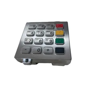 49255715736B Diebold küçük EPP7 Metal klavye tuş takımı Pin Pad 49-255715-736B fatura banknot dağıtıcı ATM makine yedek parçaları