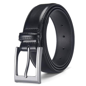 Cinturón de <span class=keywords><strong>piel</strong></span> de vaca auténtica con diseño de hebilla versátil al por mayor, cinturón de negocios informal para <span class=keywords><strong>hombre</strong></span> - Product Image 2