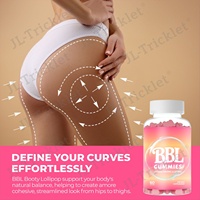 Gummies d'agrandissement des hanches sous marque privée, Gummies BBL pour l'amélioration des fesses