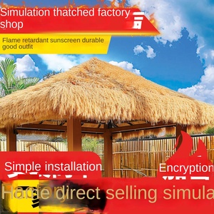 Césped <span class=keywords><strong>Artificial</strong></span> Amarillo para Exteriores, Alfombra para <span class=keywords><strong>Patio</strong></span>, Simulación de Techo de Paja, Césped <span class=keywords><strong>Artificial</strong></span> - Product Image 4