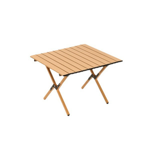 Rectangular Folding <b>Outdoor</b> <b>Table</b> Engineered Wood Minimalist Design 4 Seating Capacity Portable Lightweight Garden Furniture - Product Image 5