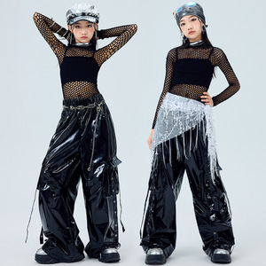Conjunto de Baile Personalizado <span class=keywords><strong>para</strong></span> Niñas, Día del Niño, Traje de Jazz Hip Hop <span class=keywords><strong>para</strong></span> Actuación en Escenario, <span class=keywords><strong>Ropa</strong></span> Urbana Estilo K-<span class=keywords><strong>POP</strong></span> - Product Image 1
