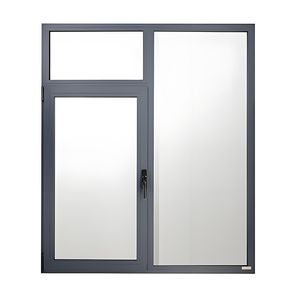 Offre Spéciale fenêtres à battant minimalistes en aluminium à cadre étroit et mince fenêtres de <span class=keywords><strong>baie</strong></span> à rupture thermique éconergétiques - Product Image 1