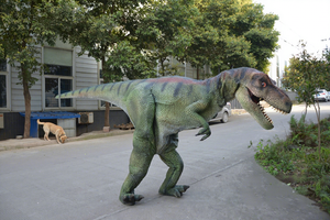 Modèle de dinosaure de simulation réaliste pour adulte Costume de dinosaure de marche électrique T-REX Modèle électronique animatronique Pixar <span class=keywords><strong>Dinoco</strong></span> - Product Image 5