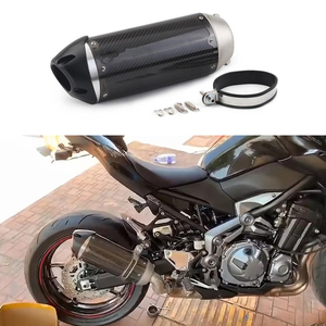 Pot d'échappement de course gauche et droit pour moto, en fibre de carbone, silencieux TWO Brother pour Z650 CBR500 MT09 Z900 R1 51mm universel - Product Image 2