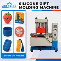 Machine de formage de produits en silicone Zhenying à vulcanisation stable pour la fabrication de cadeaux 3D en silicone caoutchouté pour animaux de compagnie