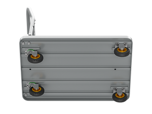 Zware Shopping Trolley Opvouwbare Kar Vouwgereedschap Supermarkt Kar Met Vier Wielen - Product Image 3