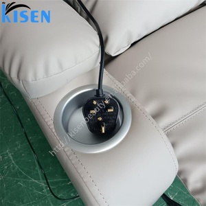 Kisen Swivel Salon Chair Massage Recline Salon Shampoo <b>Bed</b> with Stainless Steel Base and Ceramic Sink - Product Image 6