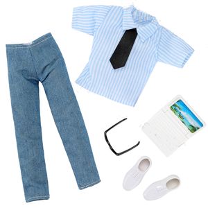 Neuankömmling 30 cm 12 Zoll 1/6 männliche weibliche und männliche Puppe Elfen puppe Profession elle Anzug kleidung Set für männliche Puppe im Maßstab 1/6 - Product Image 3