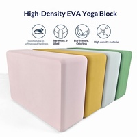 Brique de yoga en mousse EVA haute densité, écologique, antidérapante, 350g, logo personnalisé My-023, accessoire de yoga, pilates, stretching et fitness pour adultes